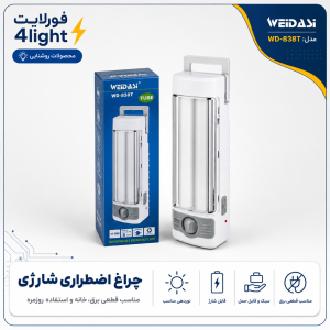 چراغ اضطراری شارژی - فورلایت